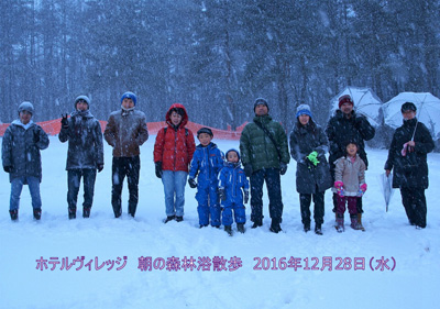 12/28 朝の森林浴散策