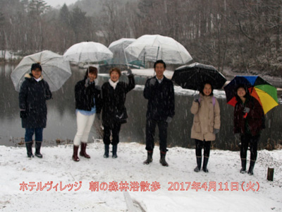 4/11 朝の森林浴散策
