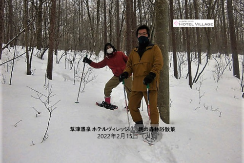 朝の森林浴散策