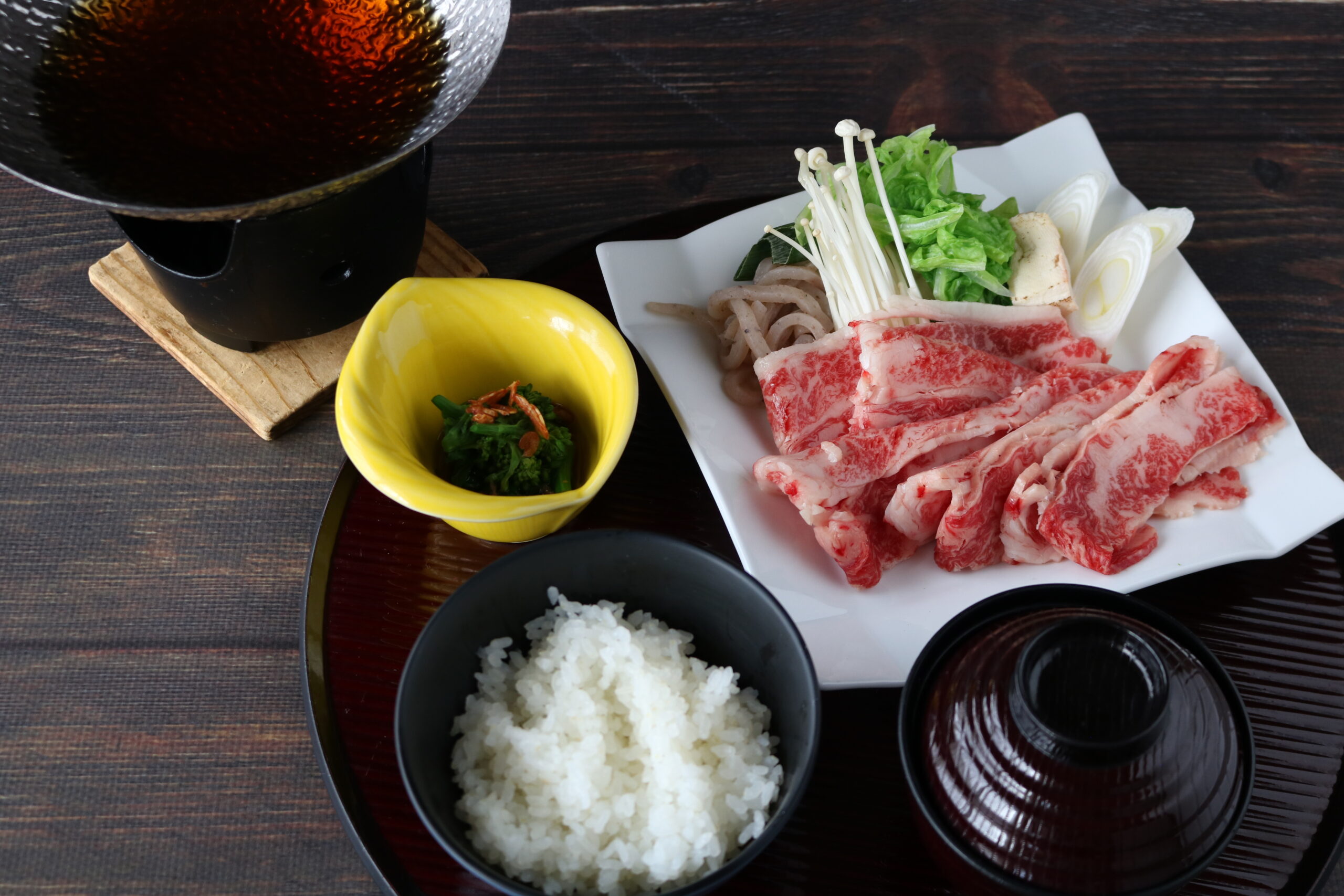 上州牛すき焼き膳