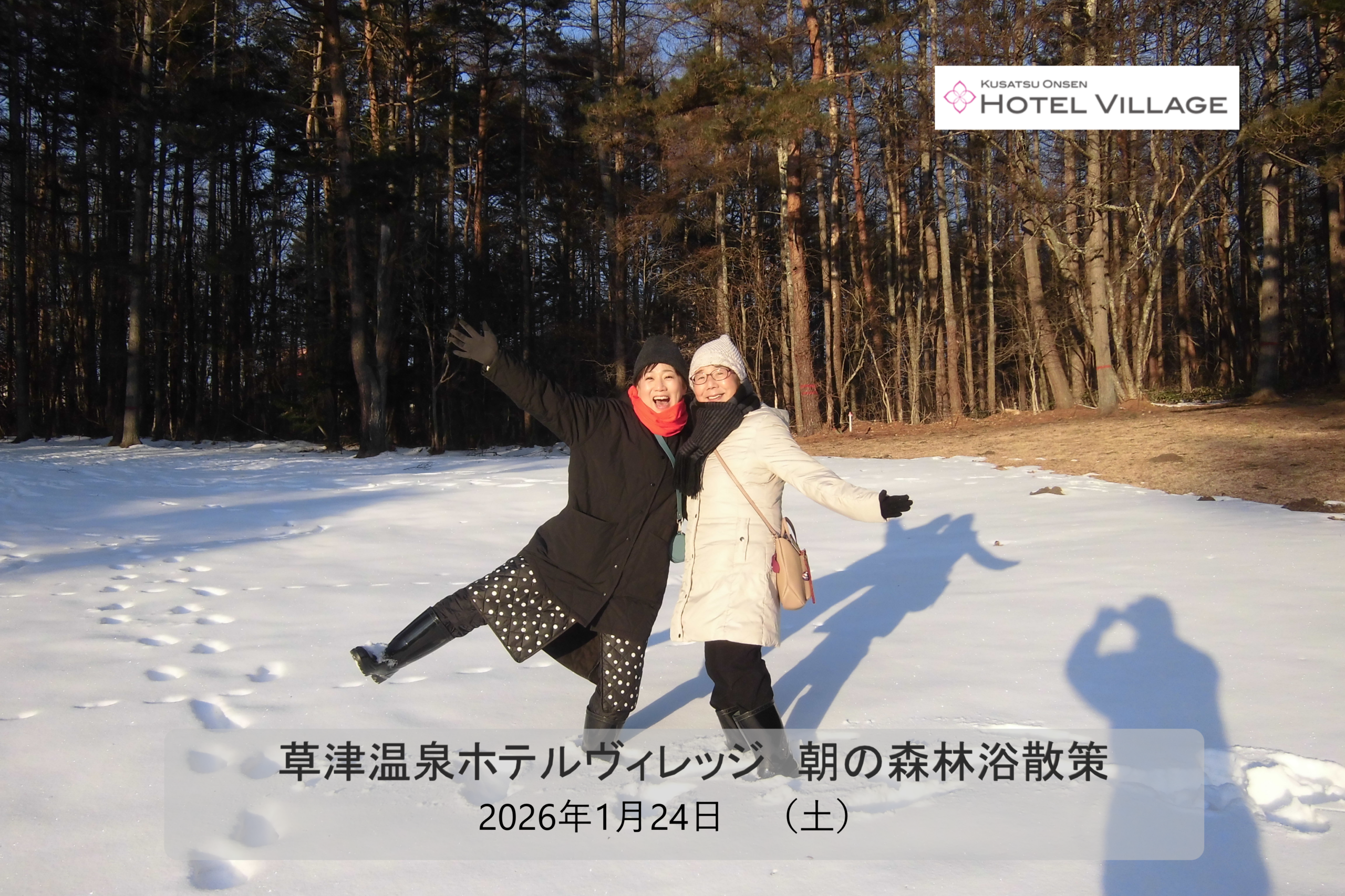 朝の森林浴散策