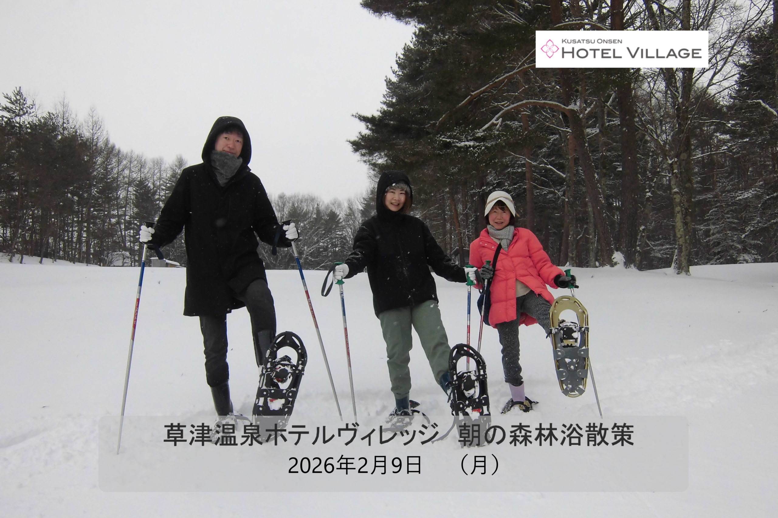 朝の森林浴散策